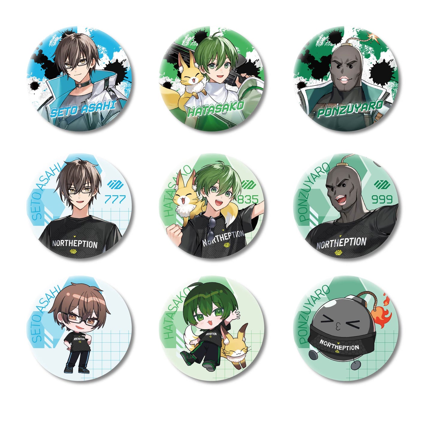 のーせぴ! ランダム缶バッジ