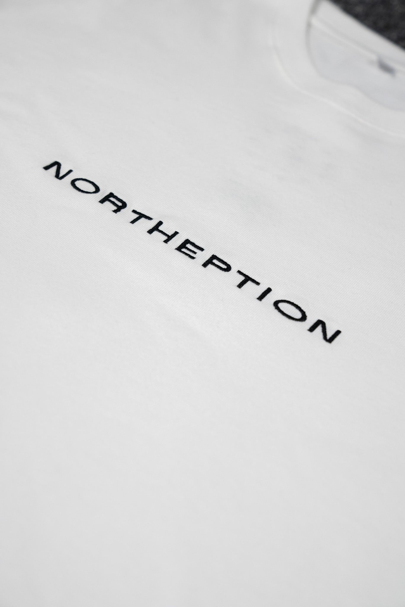 Original embroidery T-Shirt(White/Black)